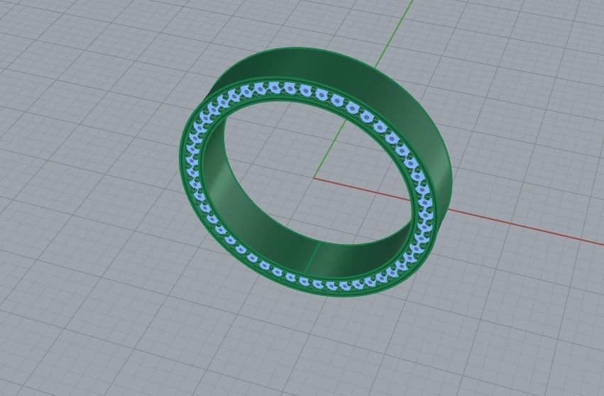 Wedding Rings 0045 3D print model_30