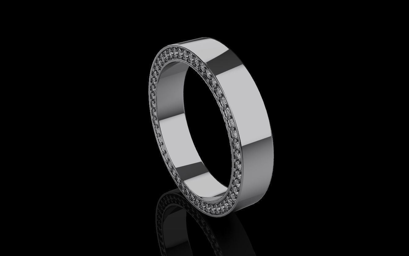 Wedding Rings 0045 3D print model_10