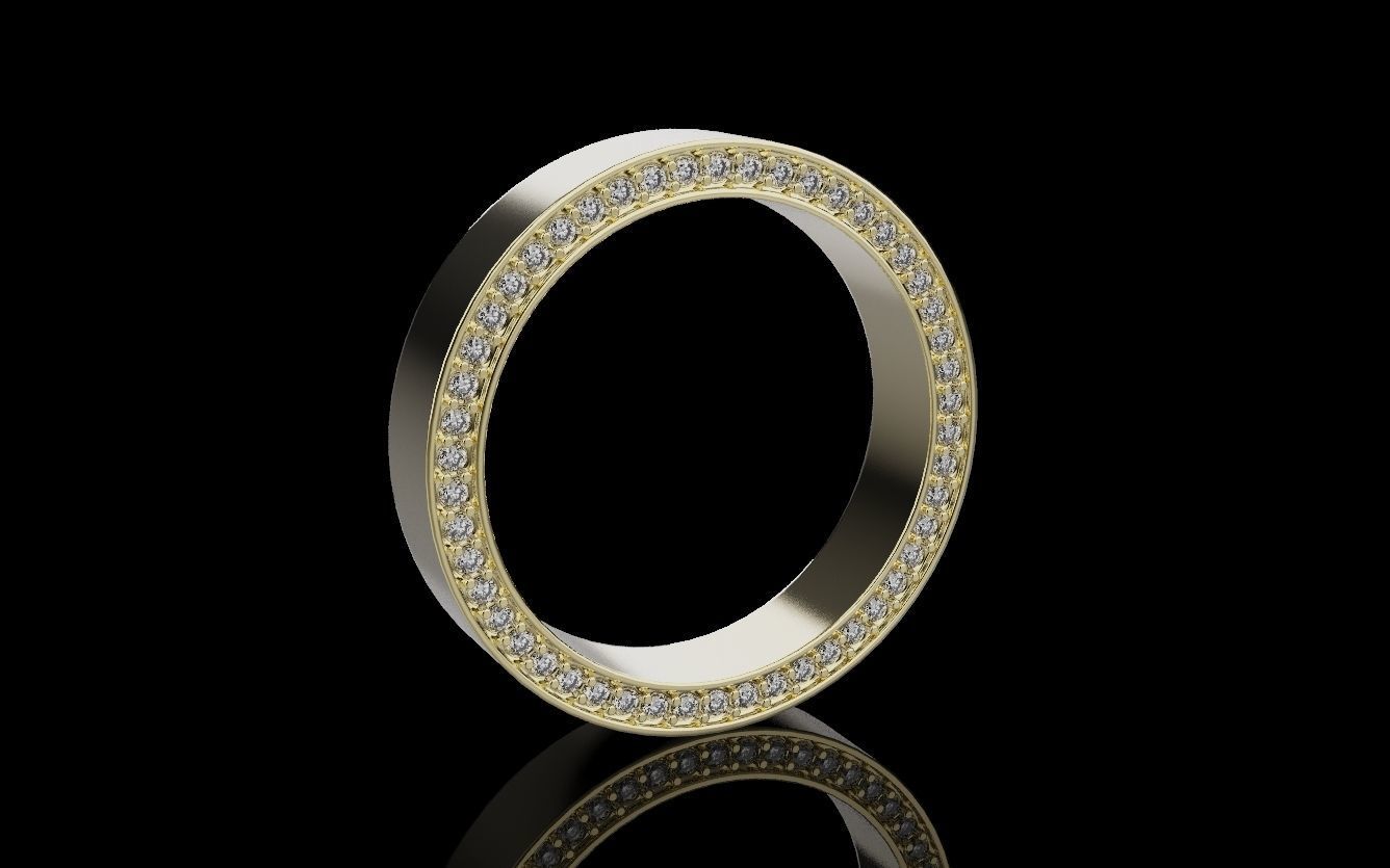 Wedding Rings 0045 3D print model_24