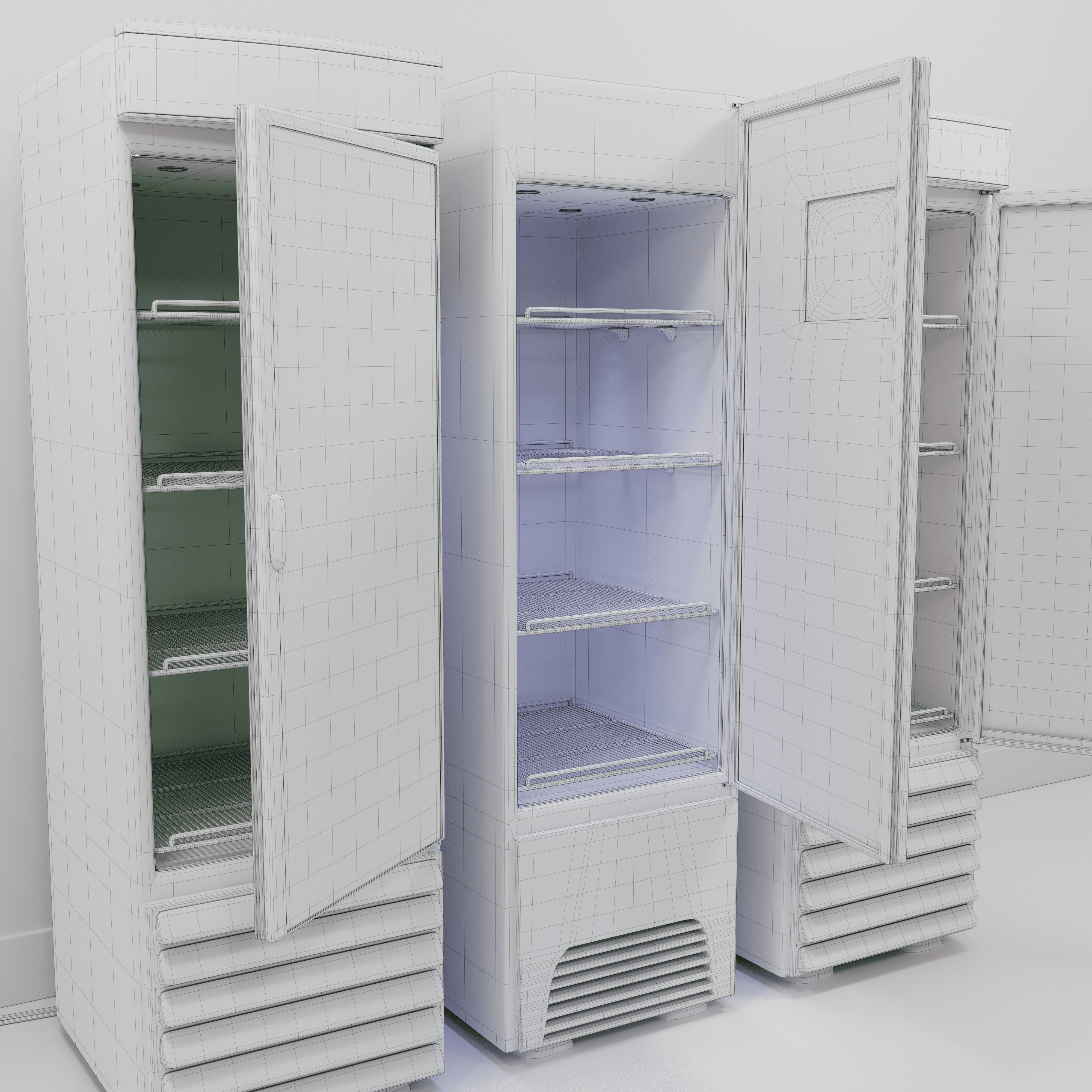 Beer display Low-poly 3D model_2