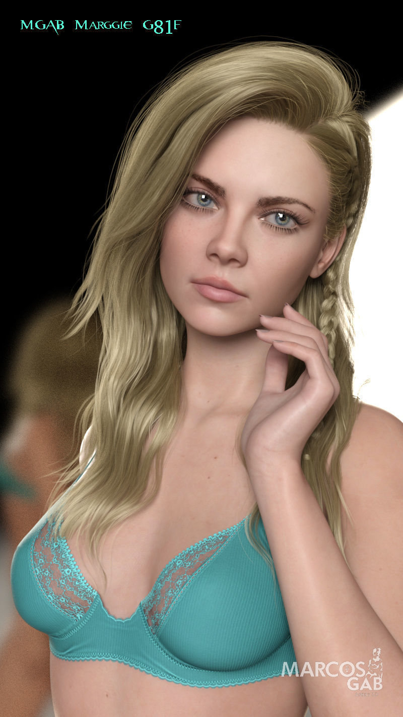 MGAB Marggie for Genesis 9 and Genesis 8-1 Female 3D Model Collection_28