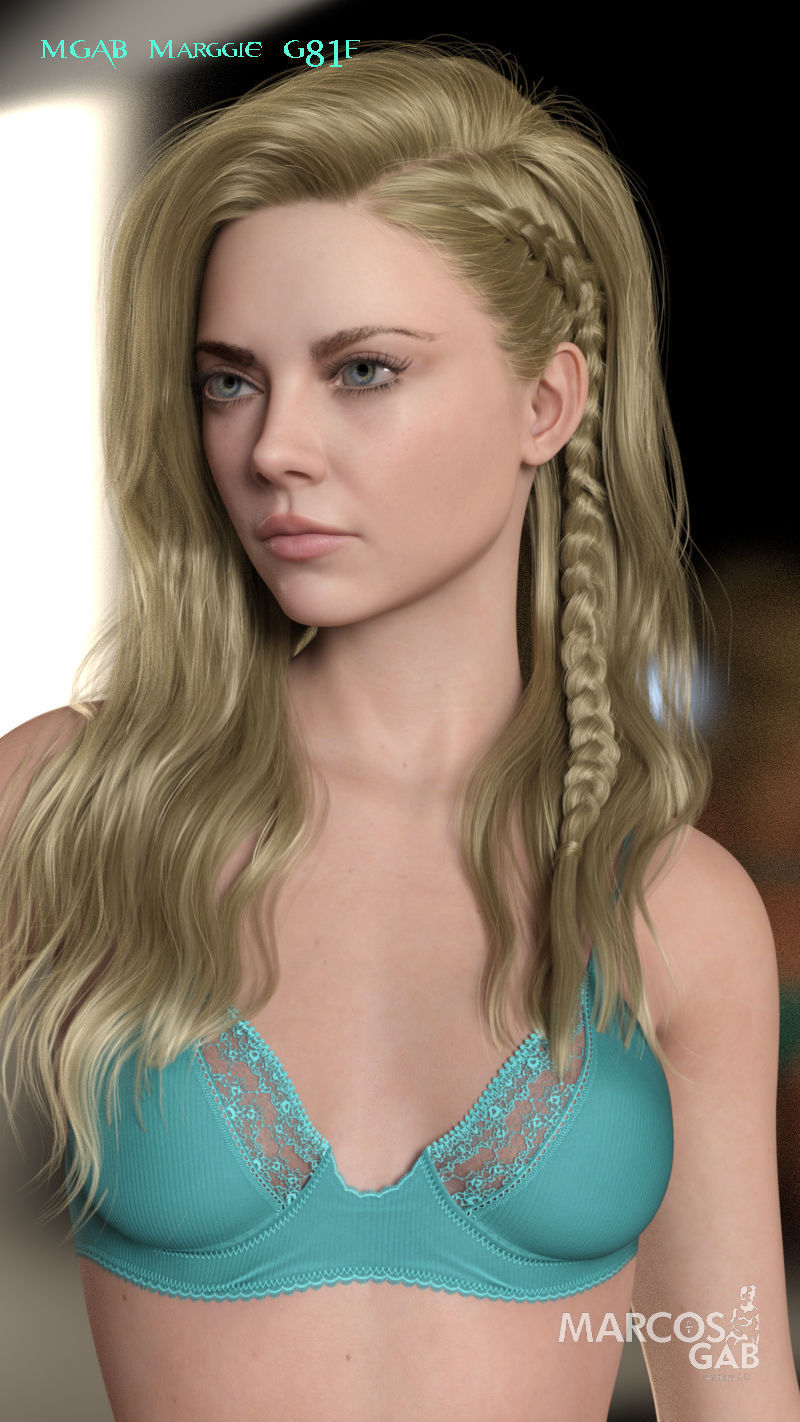 MGAB Marggie for Genesis 9 and Genesis 8-1 Female 3D Model Collection_24