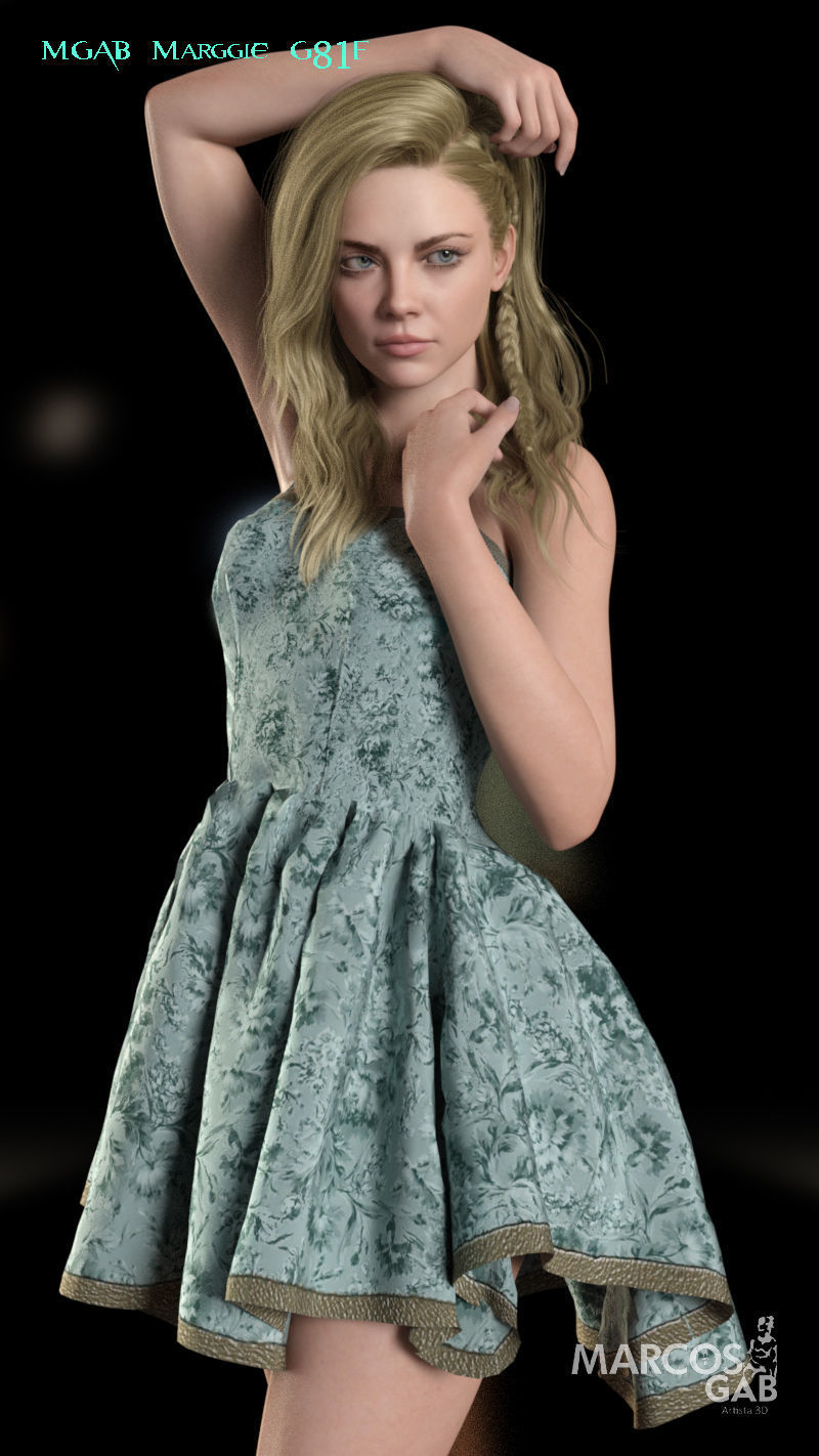MGAB Marggie for Genesis 9 and Genesis 8-1 Female 3D Model Collection_25