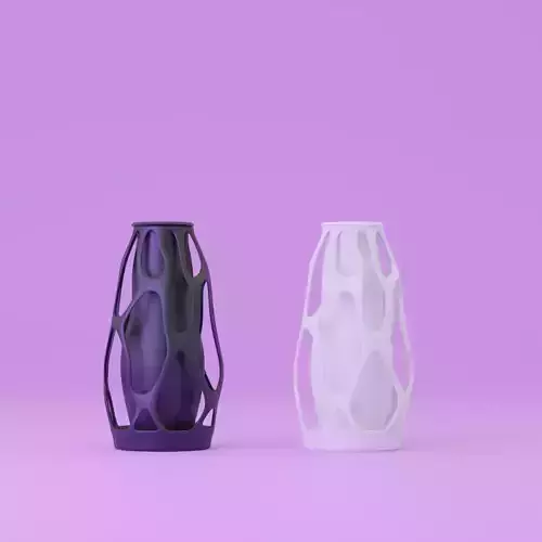 futuristic 3d printable flower vase-Customizable Home Decor 3D print model