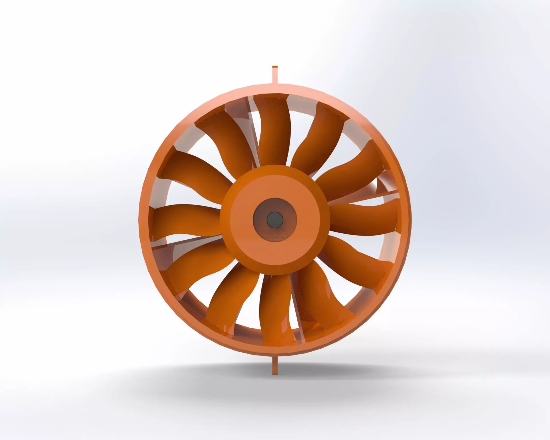 EDF 90mm 12 Blade Electric Jet Engine 3D print model