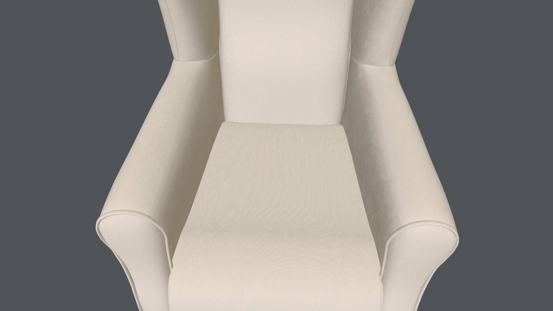 WingBack Chair 3D model_6