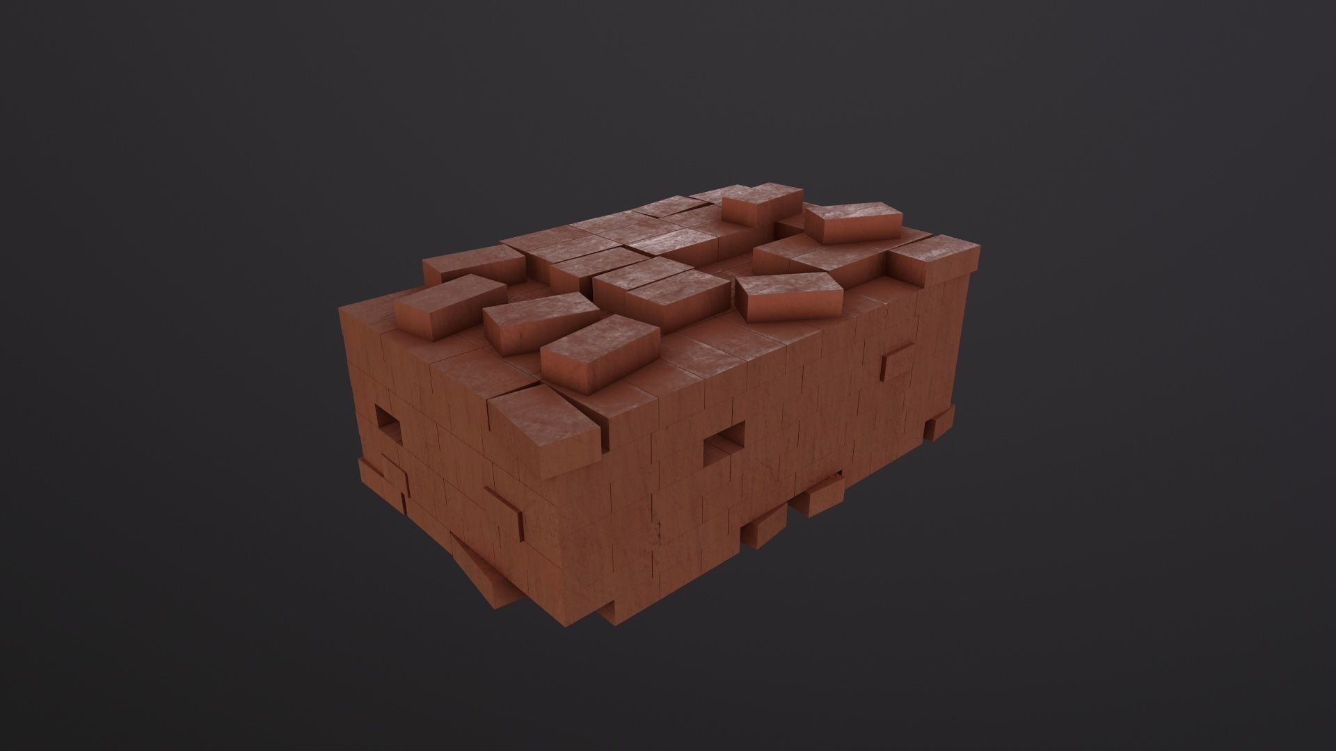 3D model Pile of Bricks 3D Model VR / AR / low-poly | CGTrader