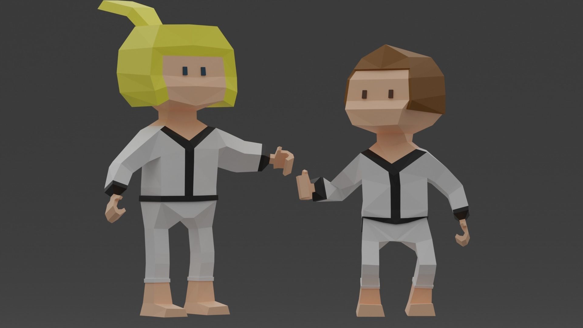 characters Low-poly 3D model_5