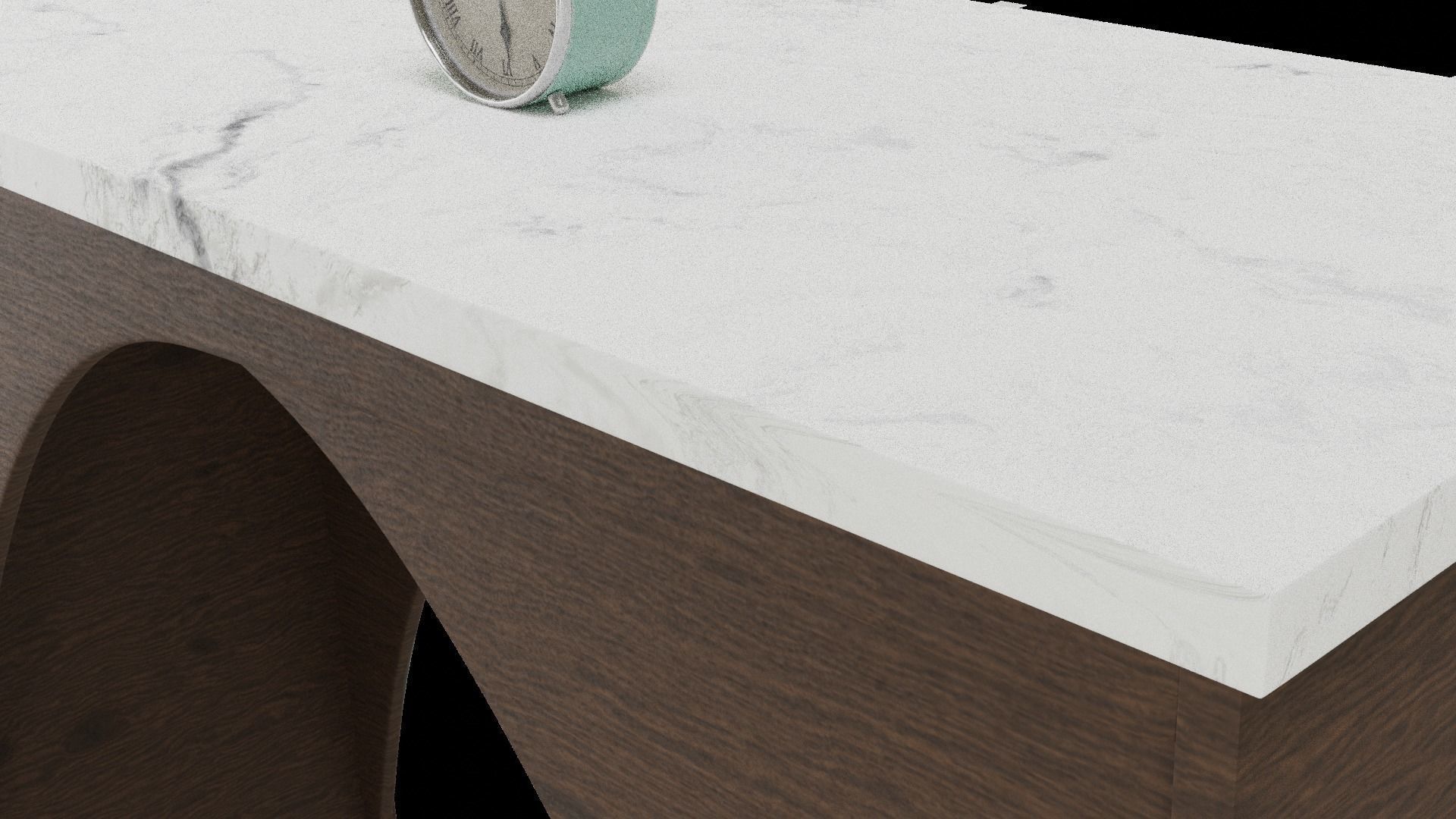 Designer Table 02 Low-poly 3D model_3