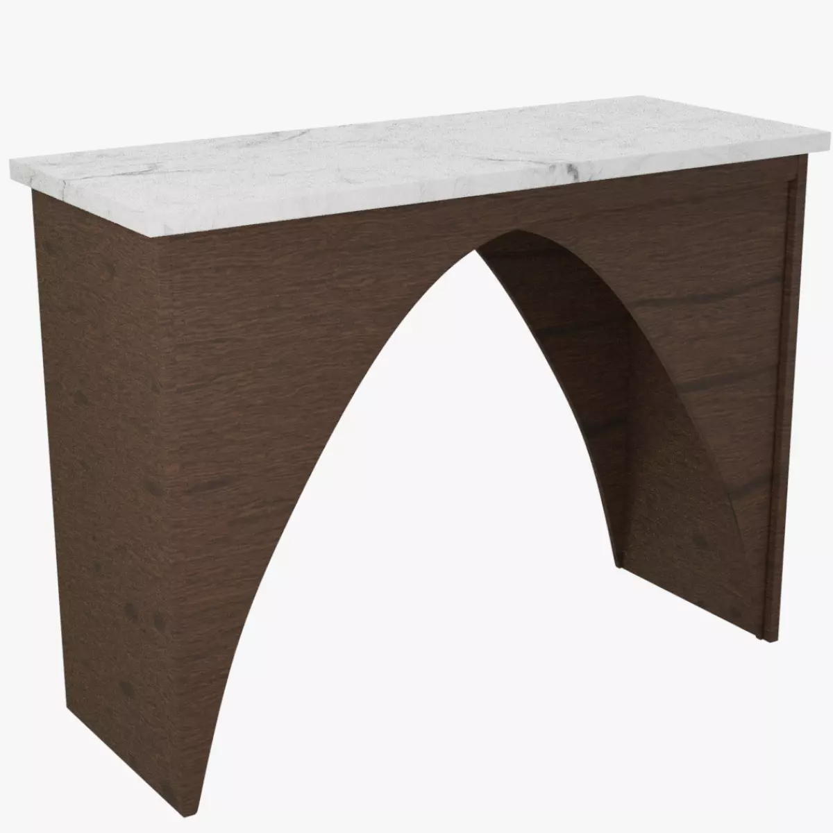 Designer Table 02 Low-poly 3D model_0