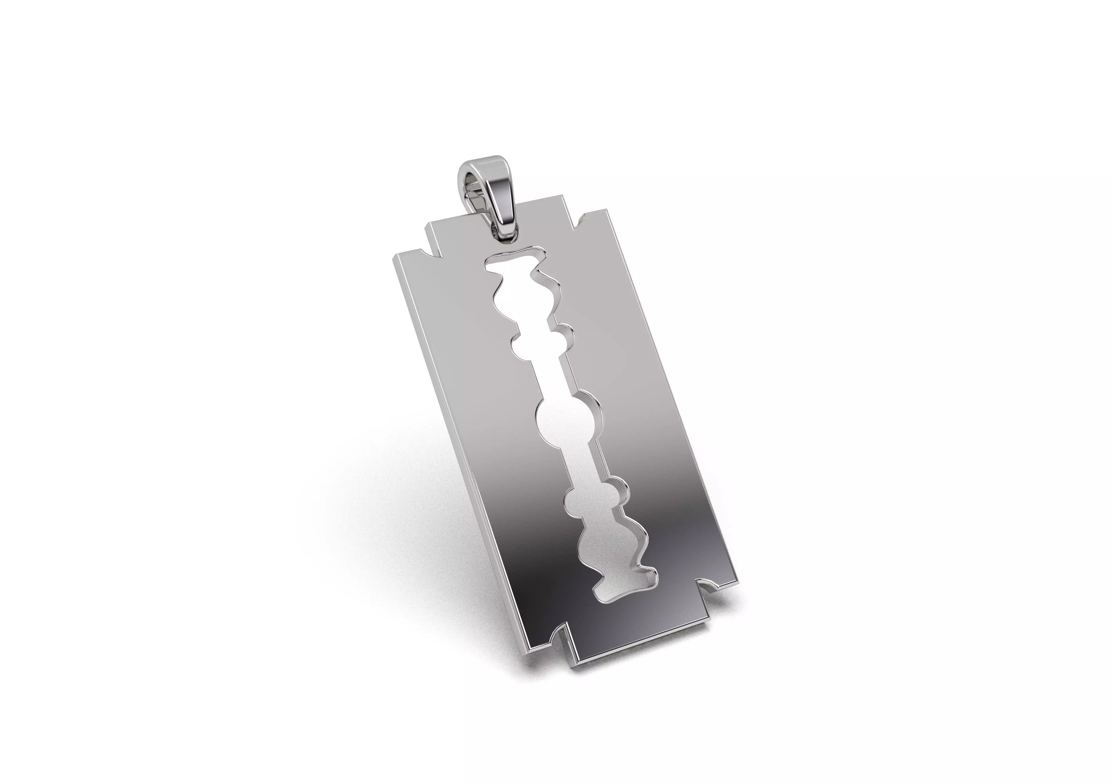 25 Razor Pendant 3D print model