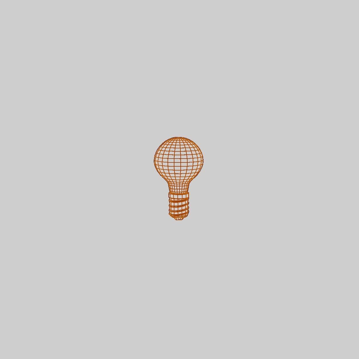Incandescent lamp 3D model_10