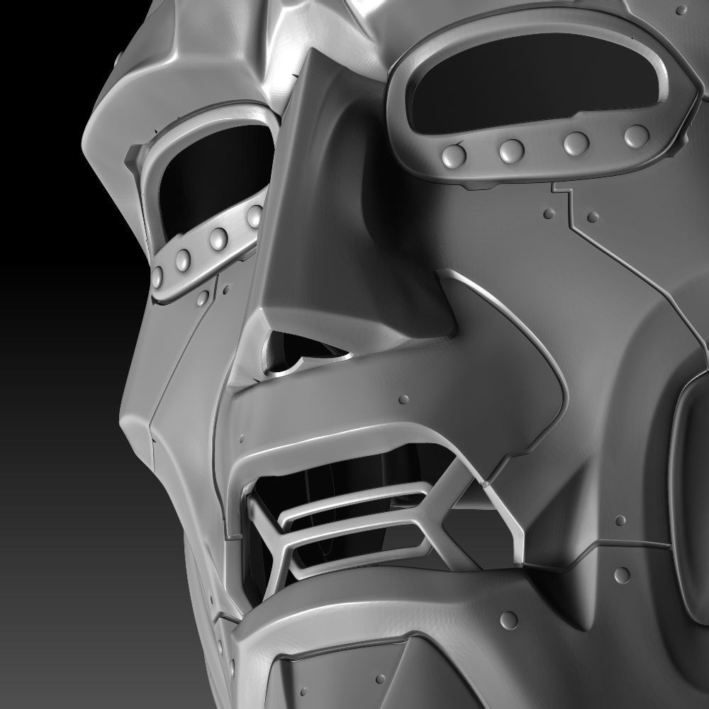 Dr Doom Helmet 3D Printable Model 3D model 3D printable | CGTrader