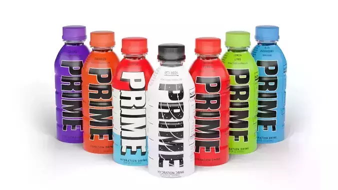 Drink Prime 3D Model Low-poly 3D model