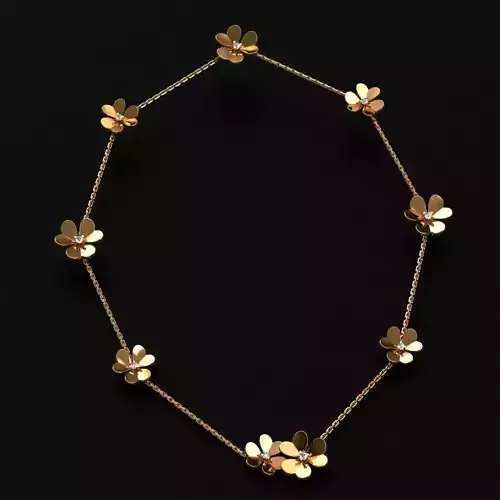 Van Cleef Necklace 3D print model
