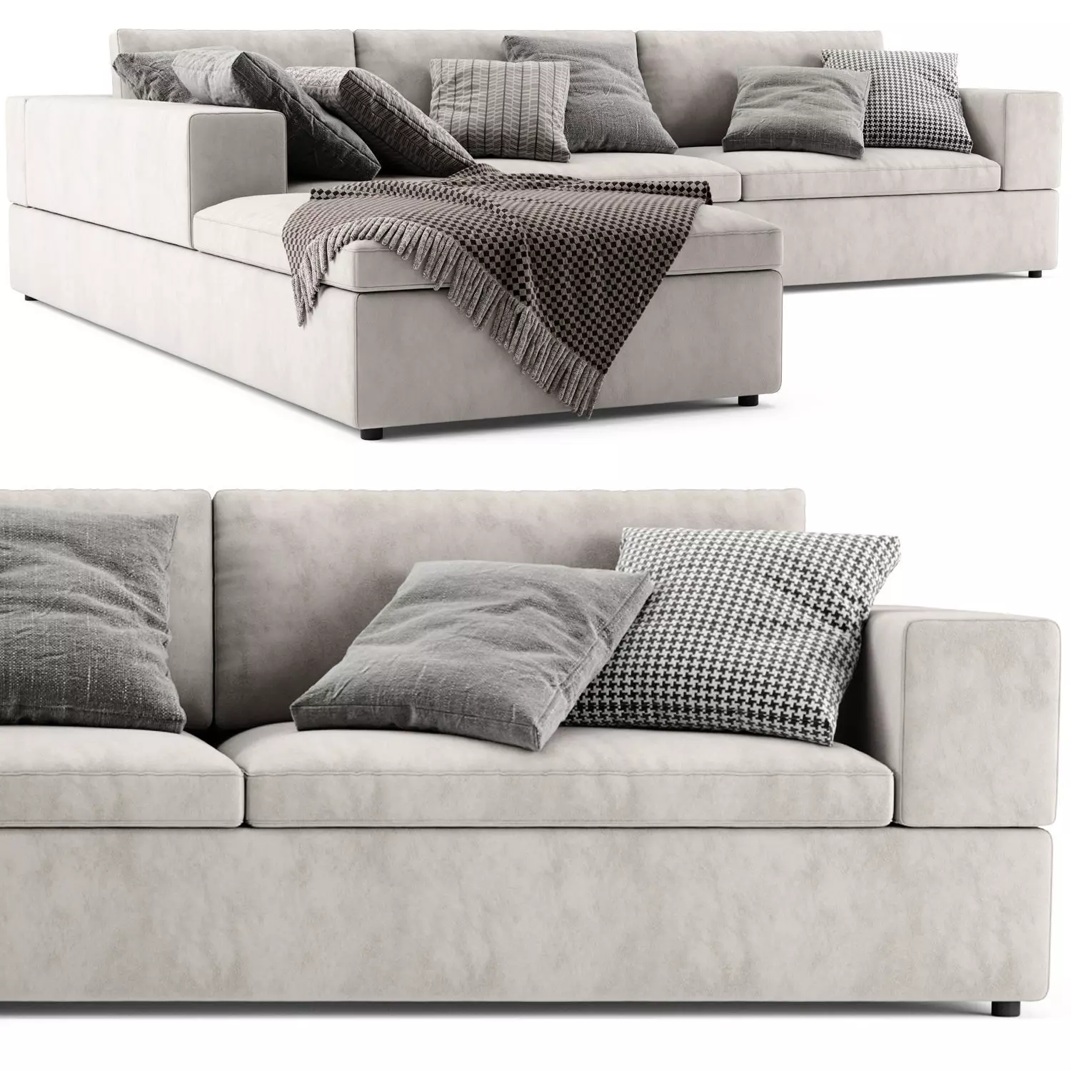 Jesse Terence Chaise Longue Sofa 02 3D model