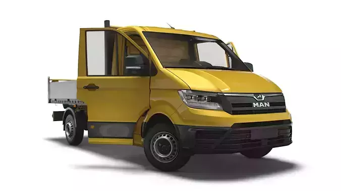 MAN TGE Single Cab Tipper HQ Interior 2023