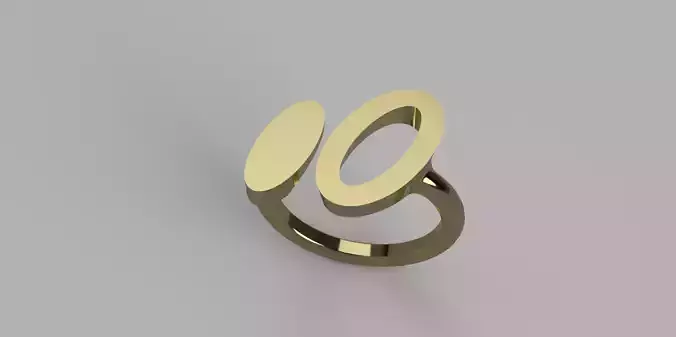 Oval top ring
