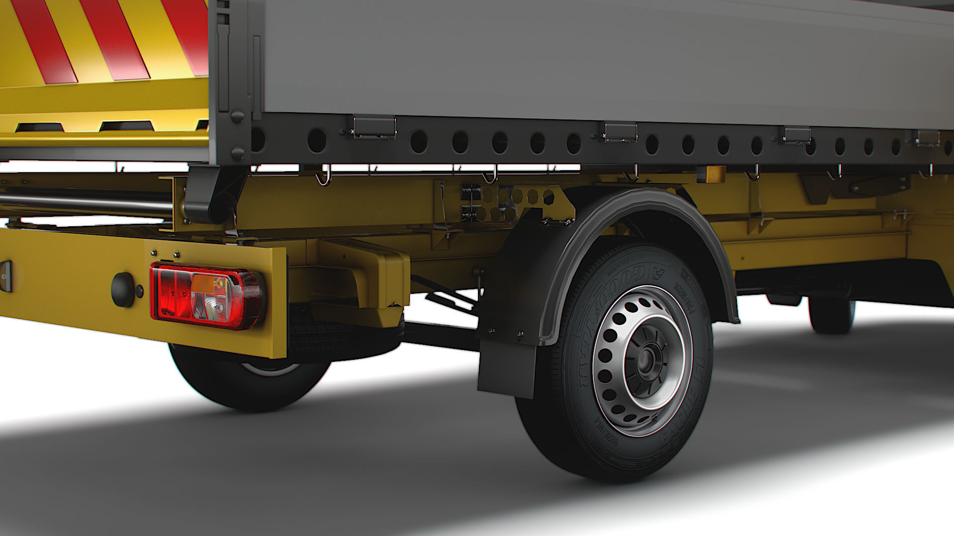 VW Crafter Single Cab Tipper HQ Interior 2023 3D model_11