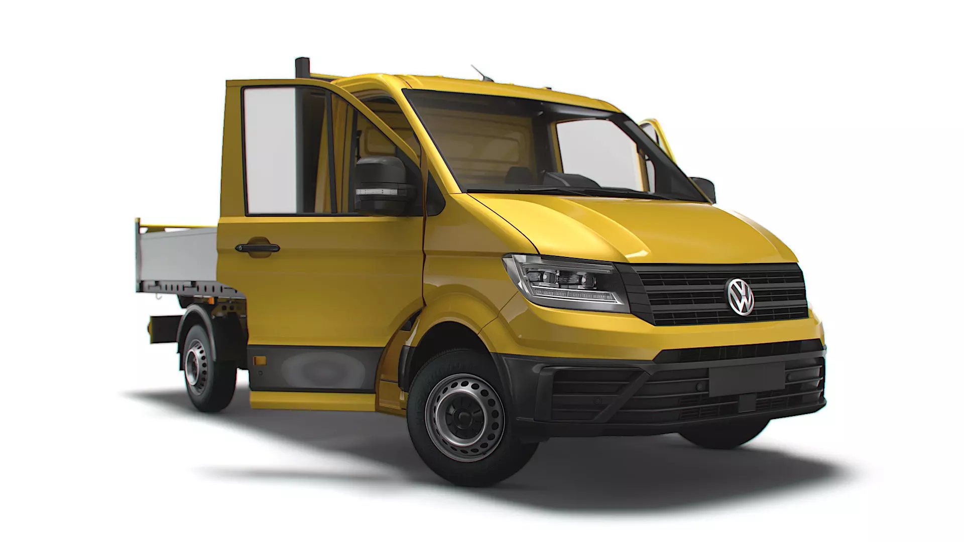 VW Crafter Single Cab Tipper HQ Interior 2023 3D model_0