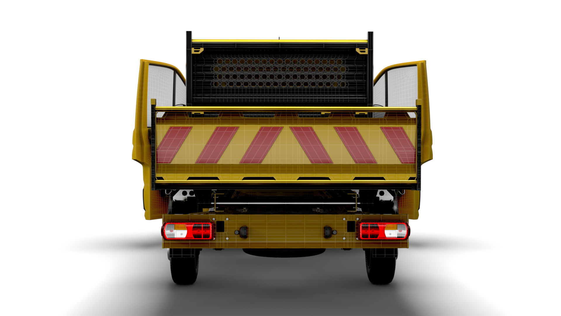 VW Crafter Single Cab Tipper HQ Interior 2023 3D model_22