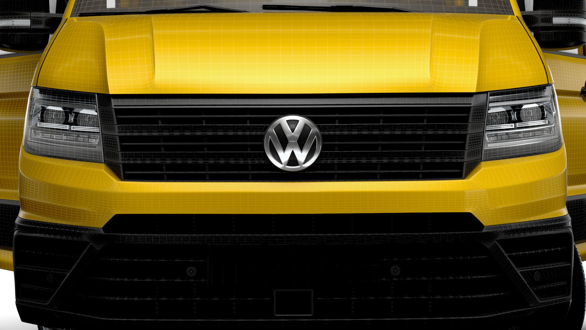 VW Crafter Single Cab Tipper HQ Interior 2023 3D model_19