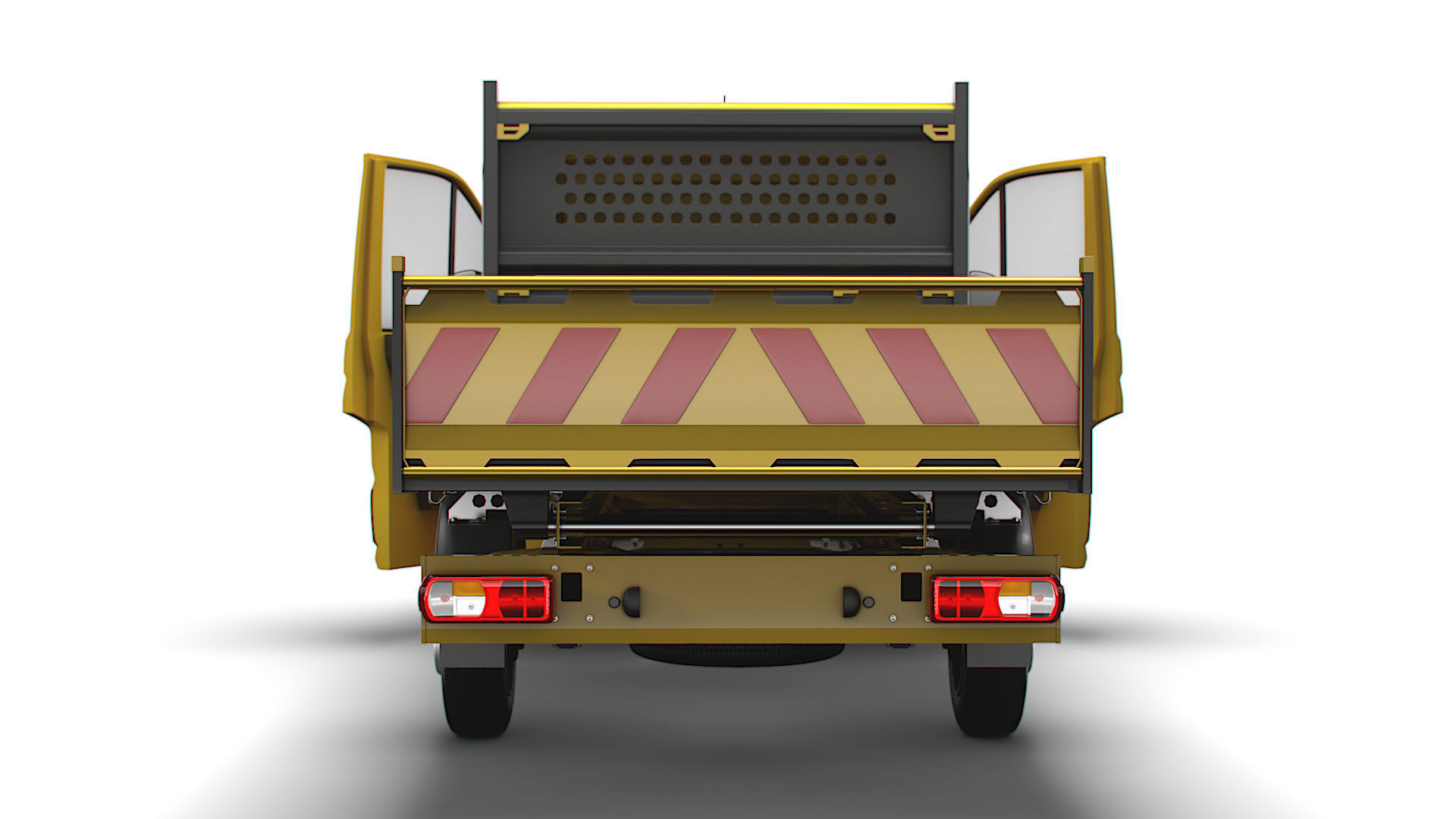 VW Crafter Single Cab Tipper HQ Interior 2023 3D model_10