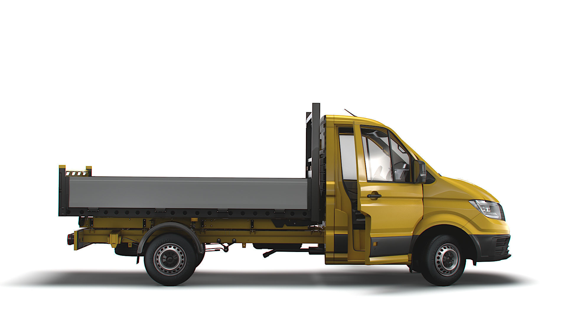 VW Crafter Single Cab Tipper HQ Interior 2023 3D model_1