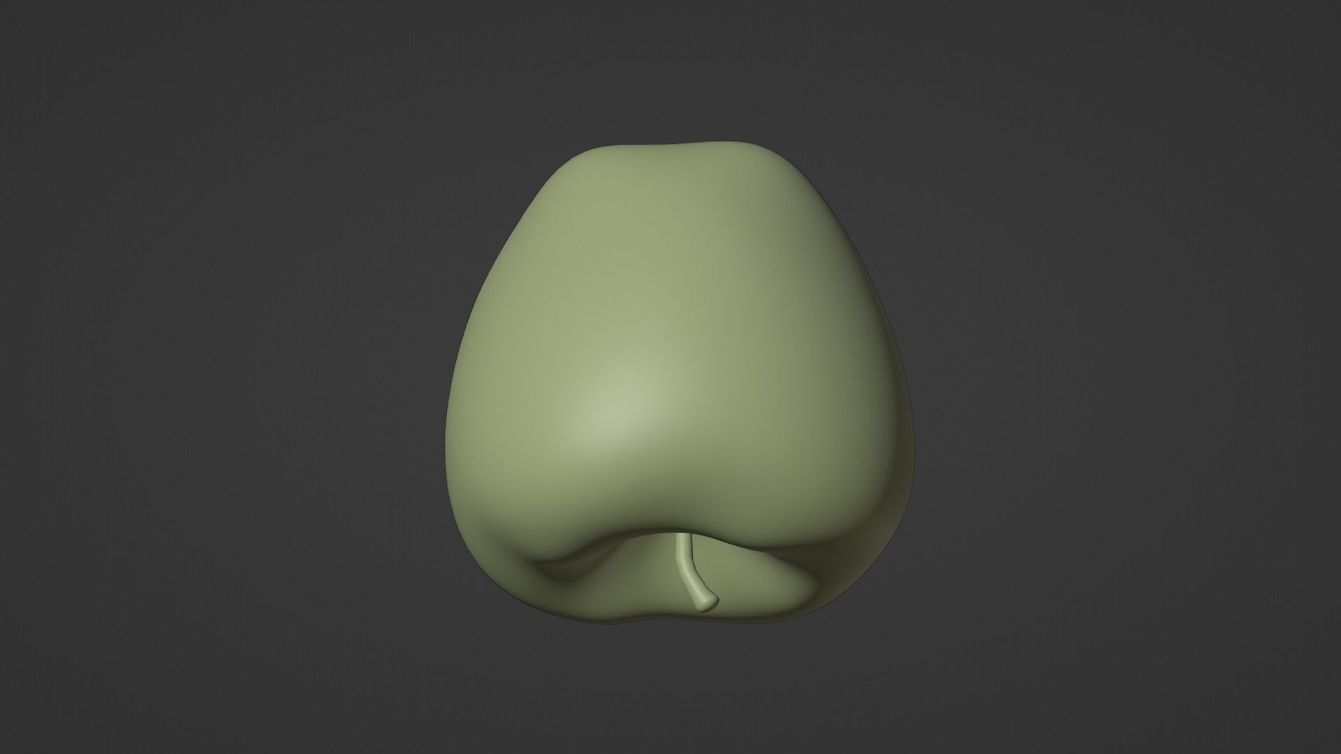 Realistic Red Apple 3D model_21