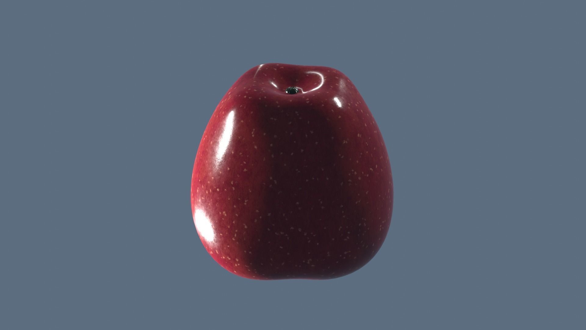 Realistic Red Apple 3D model_20