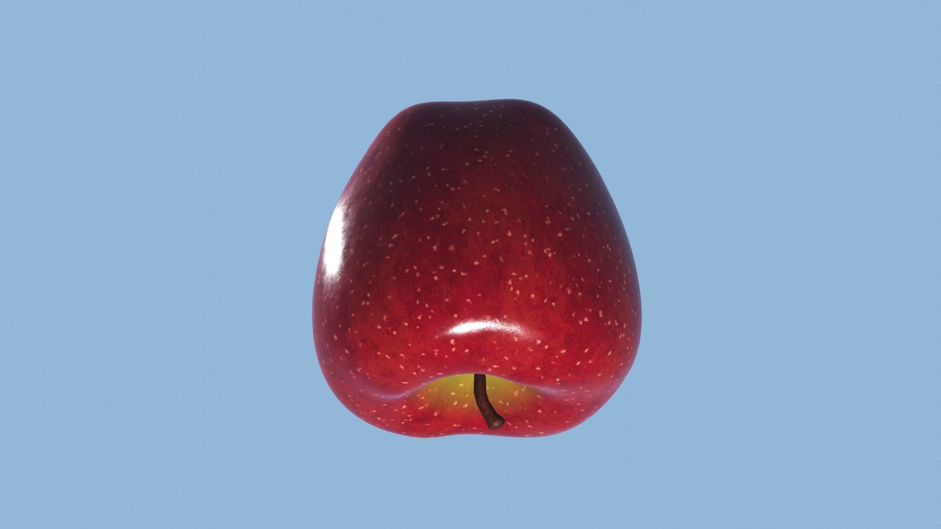 Realistic Red Apple 3D model_23