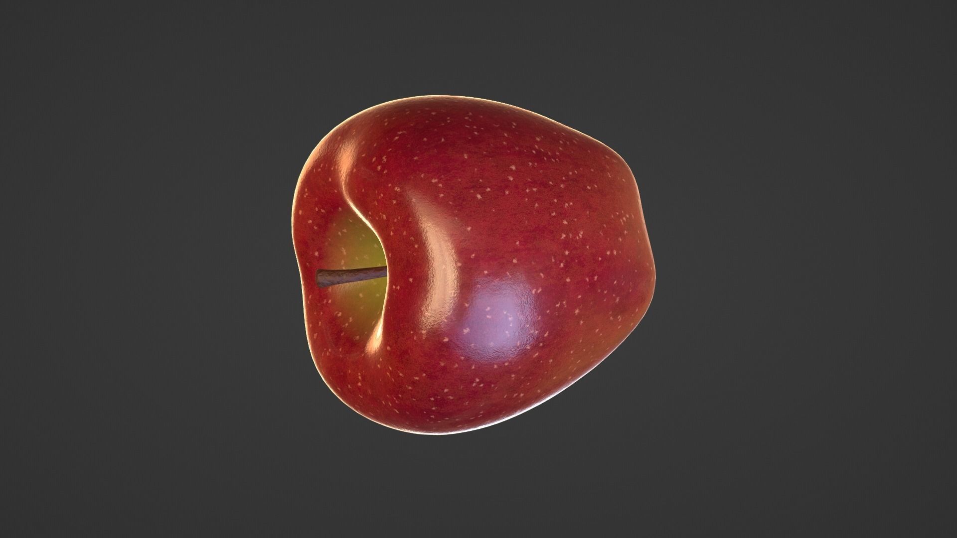 Realistic Red Apple 3D model_12