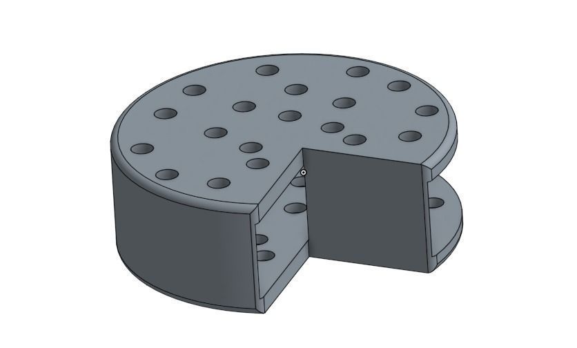 2 Cutlery holder and a cup holder Free 3D print model_0