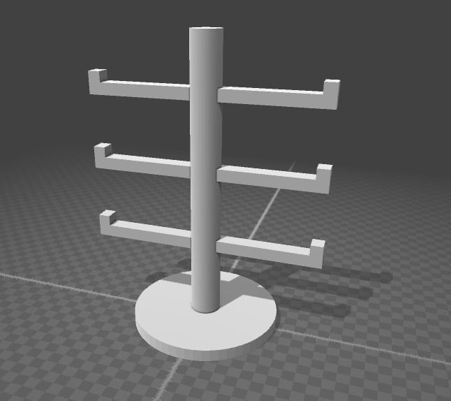 2 Cutlery holder and a cup holder Free 3D print model_1