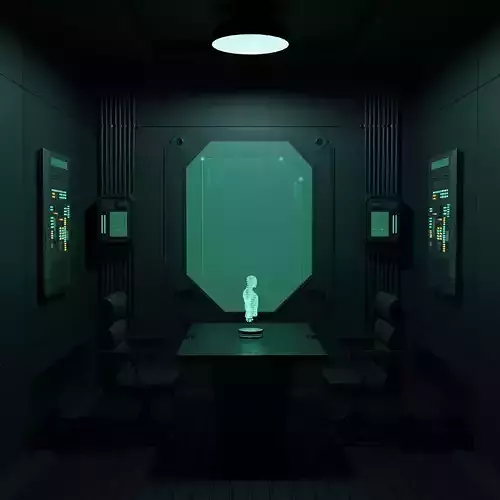 Futuristic Interrogation Room