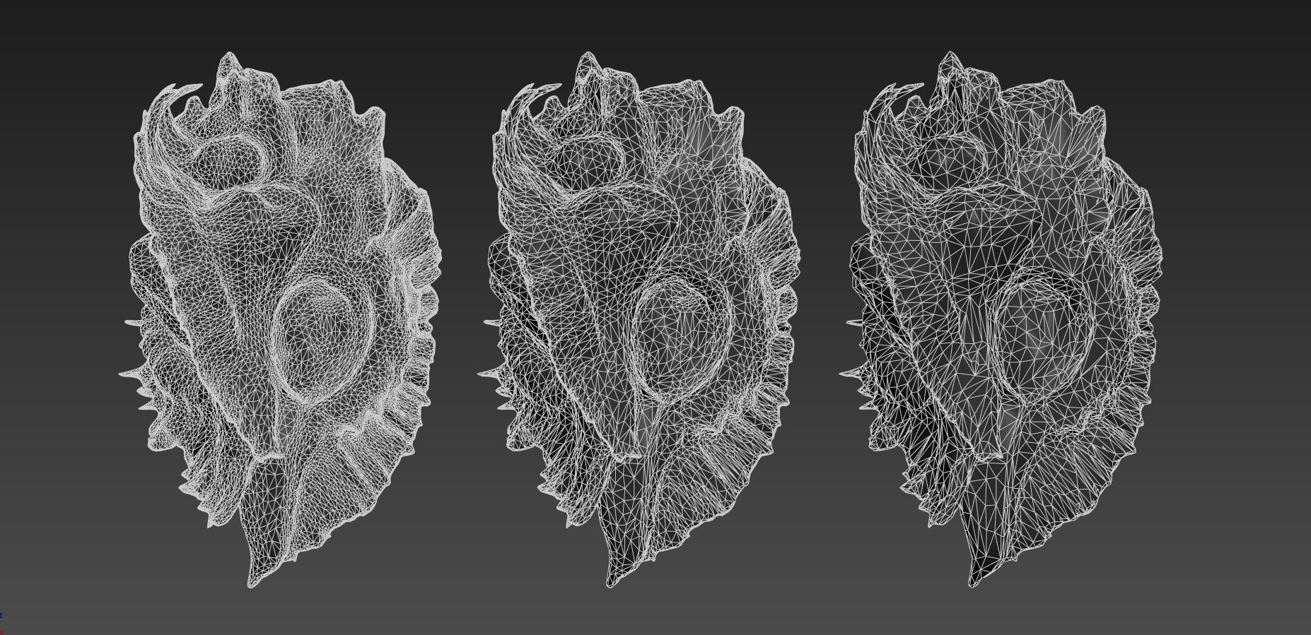 Pterinotus Miyokoae Sea Shell Low-poly 3D model_9