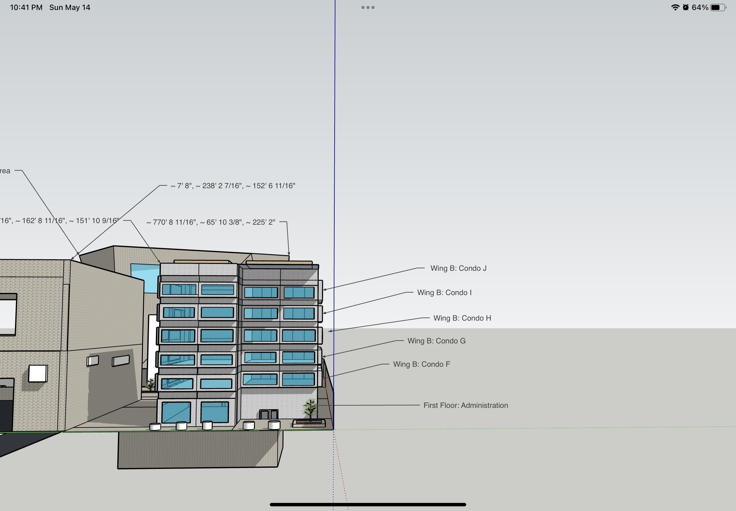 Condo building  3D print model_1