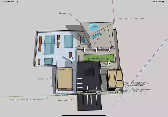 Condo building  3D print model