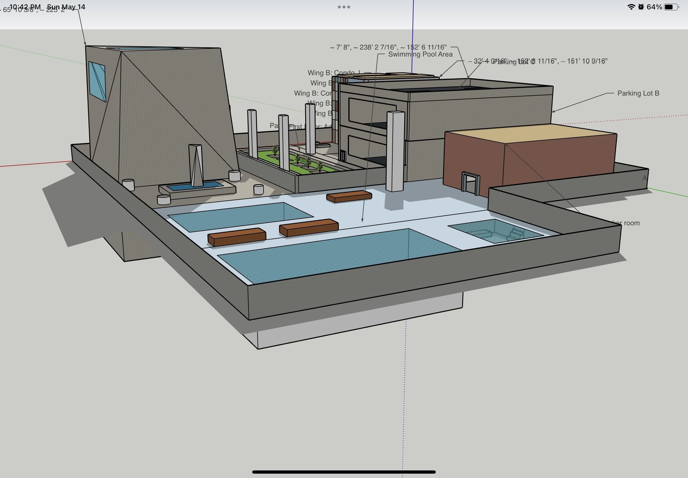 Condo building  3D print model_4