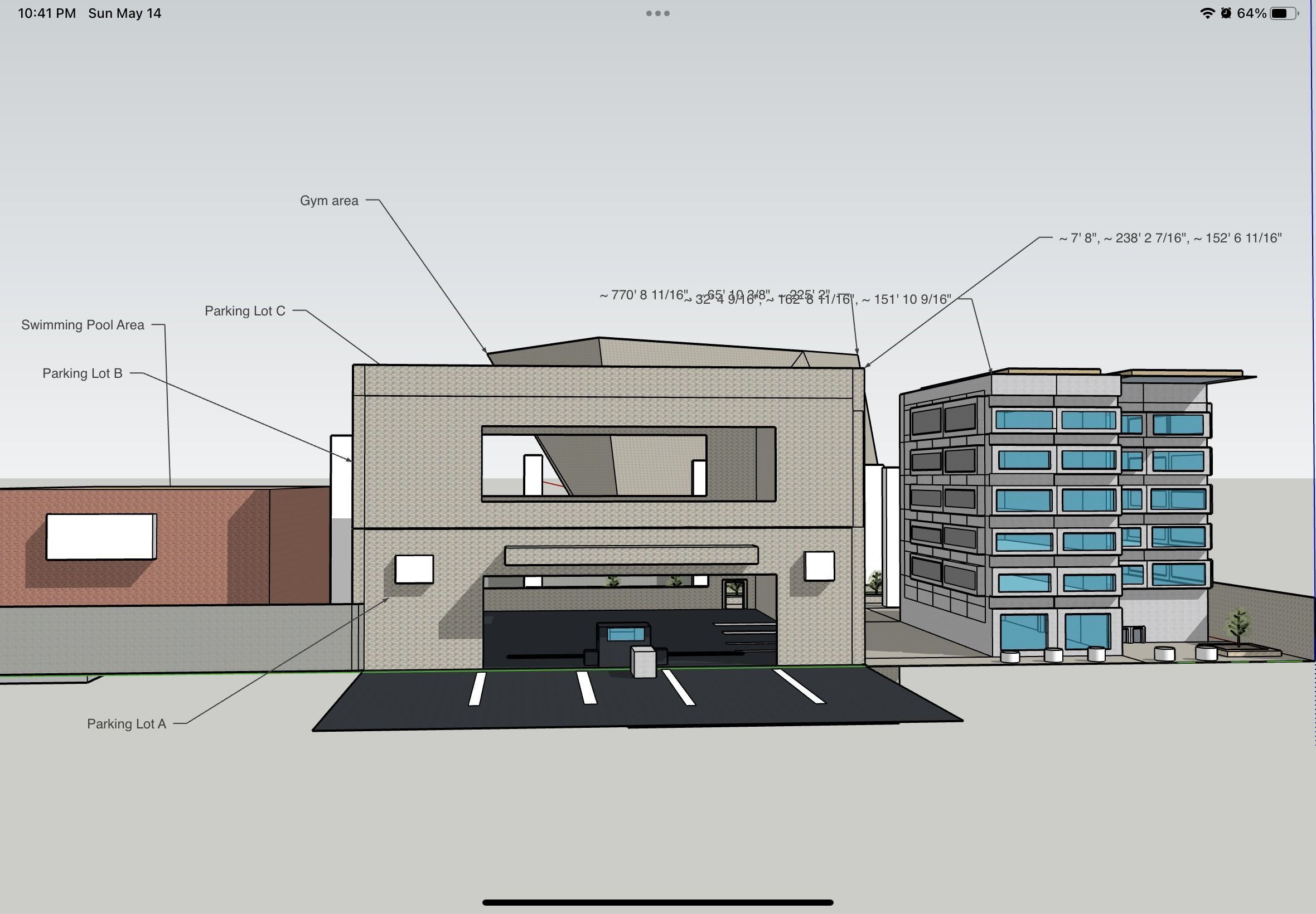 Condo building  3D print model_2
