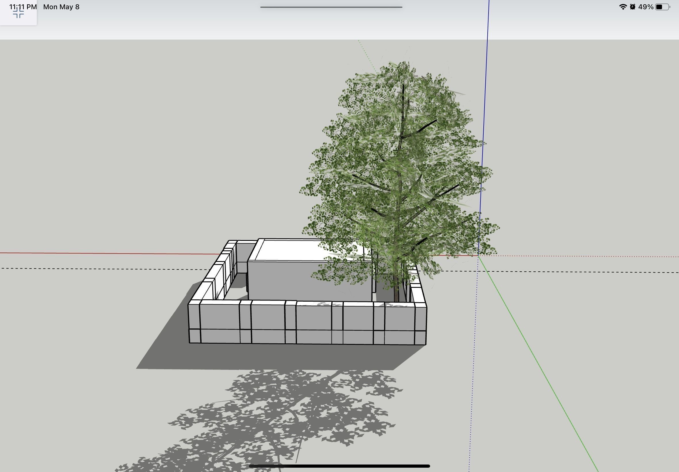 Single family home 3D print model_7
