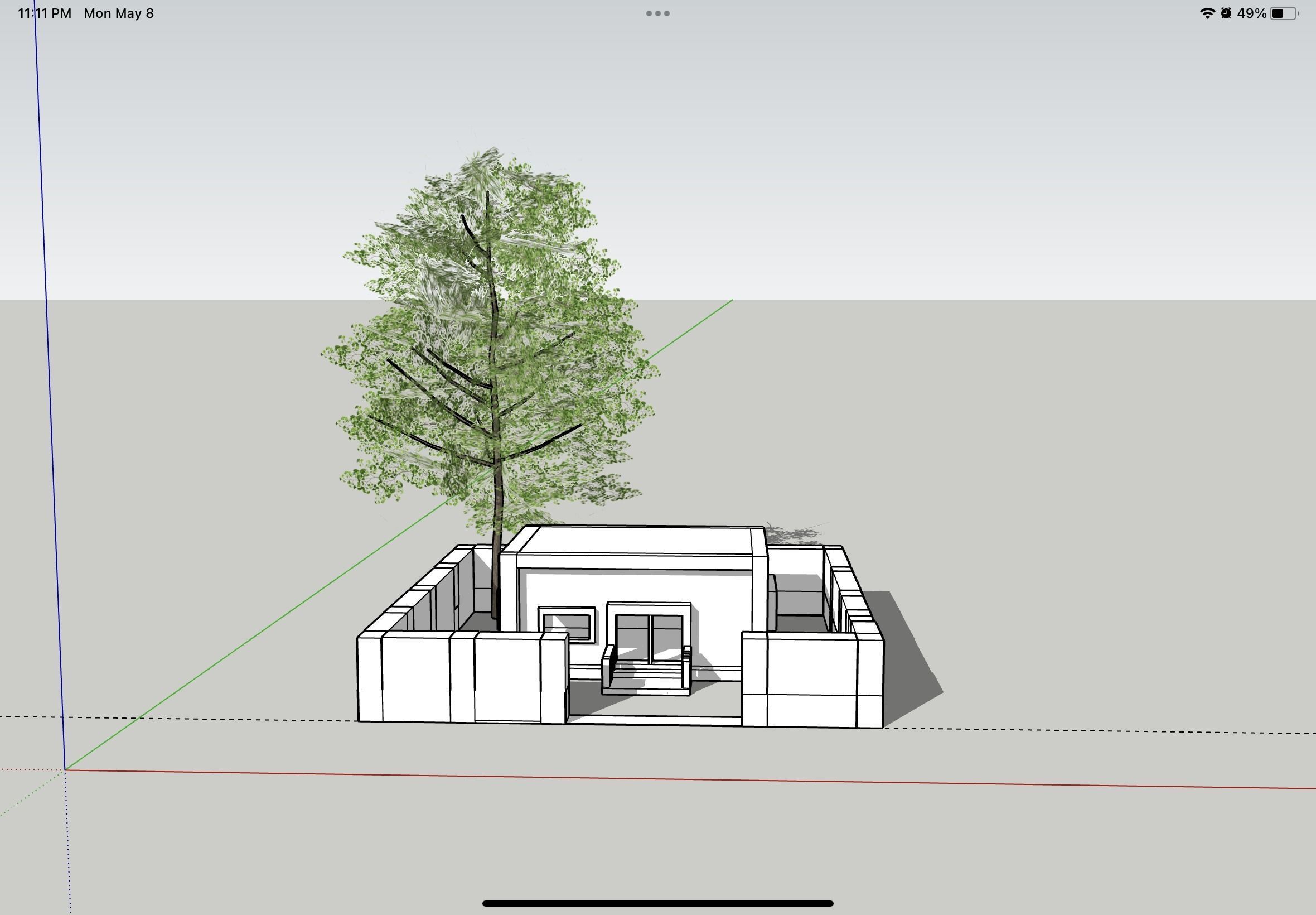 Single family home 3D print model_5