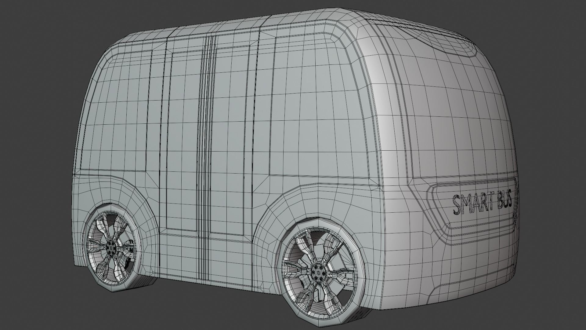 Shuttle minibus concept 2023 III 3D model_4