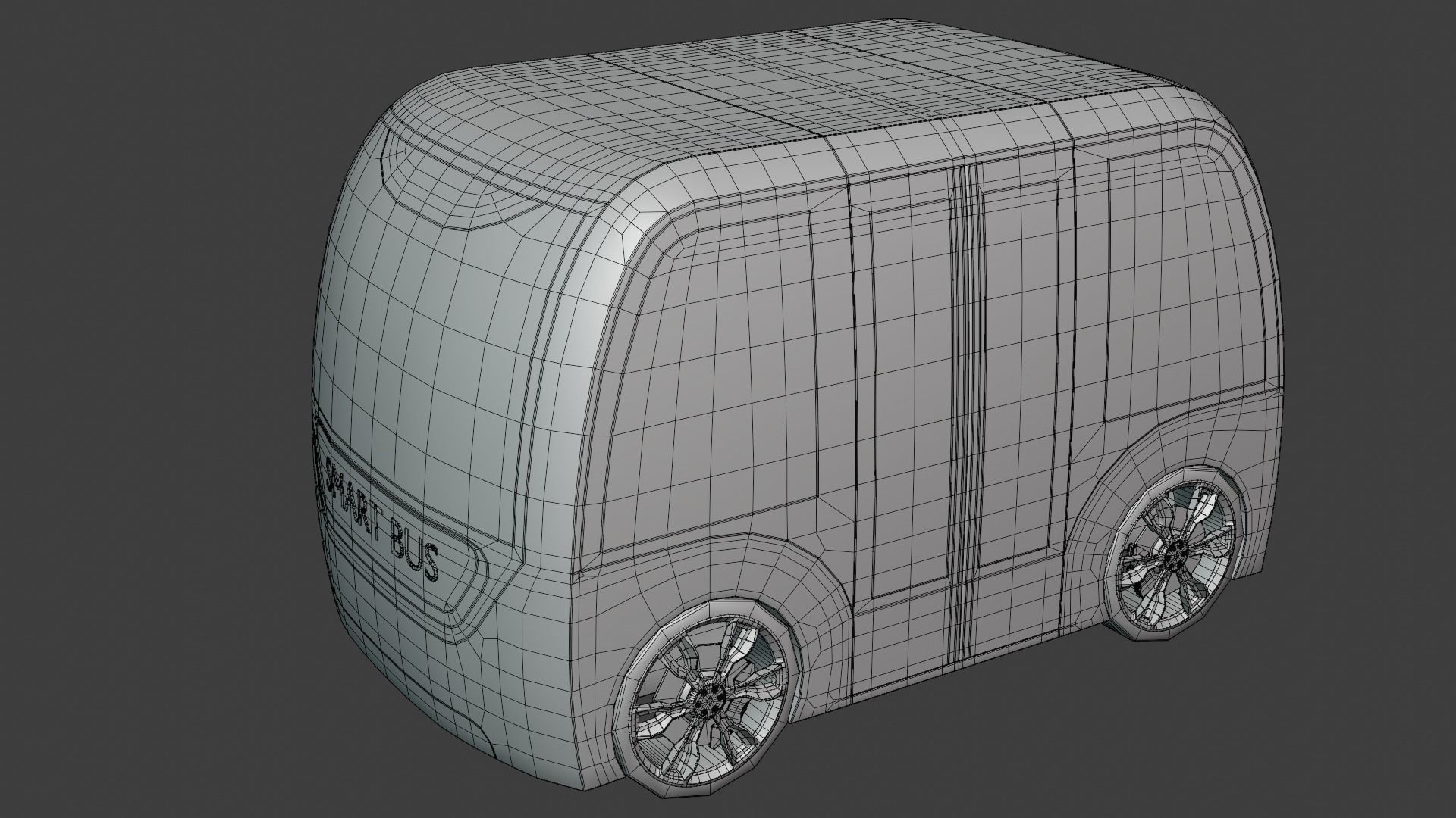 Shuttle minibus concept 2023 III 3D model_9