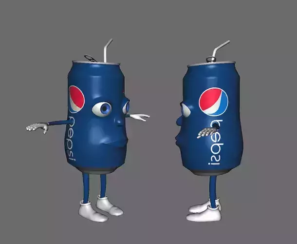 Can Cartoon Free 3D model