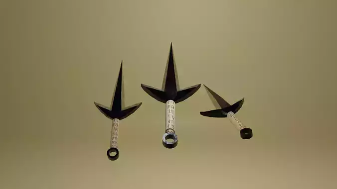 Minato Kunai 3D model