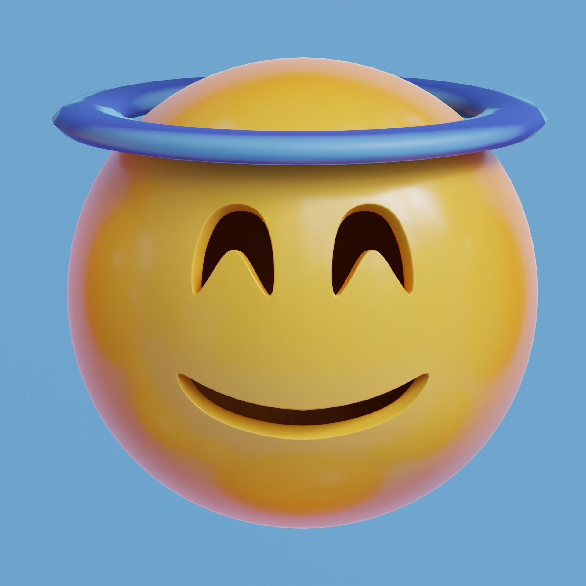 Extended Emoji Pack - Low Poly Low-poly 3D model_27