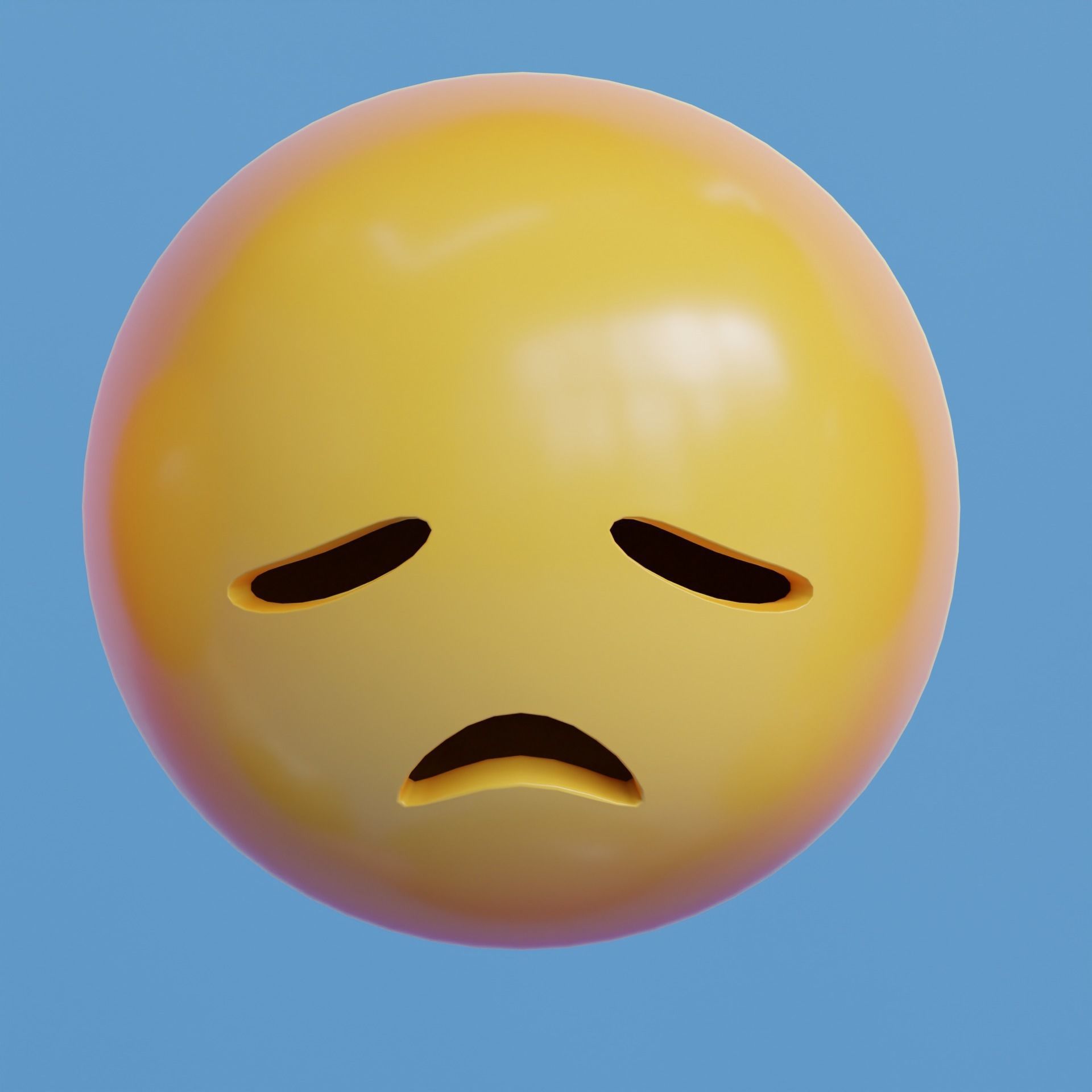 Extended Emoji Pack - Low Poly Low-poly 3D model_45