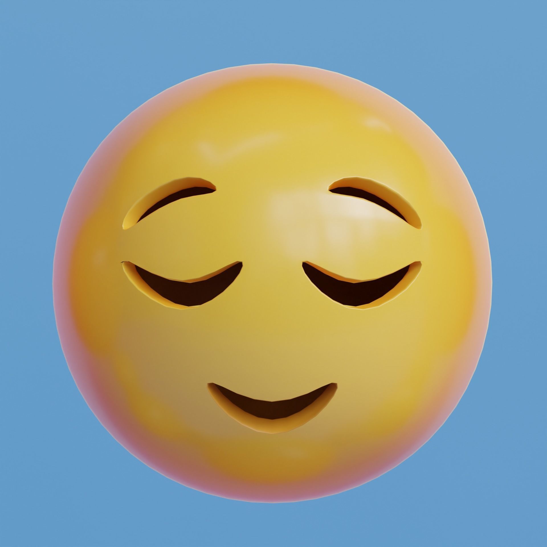 Extended Emoji Pack - Low Poly Low-poly 3D model_36