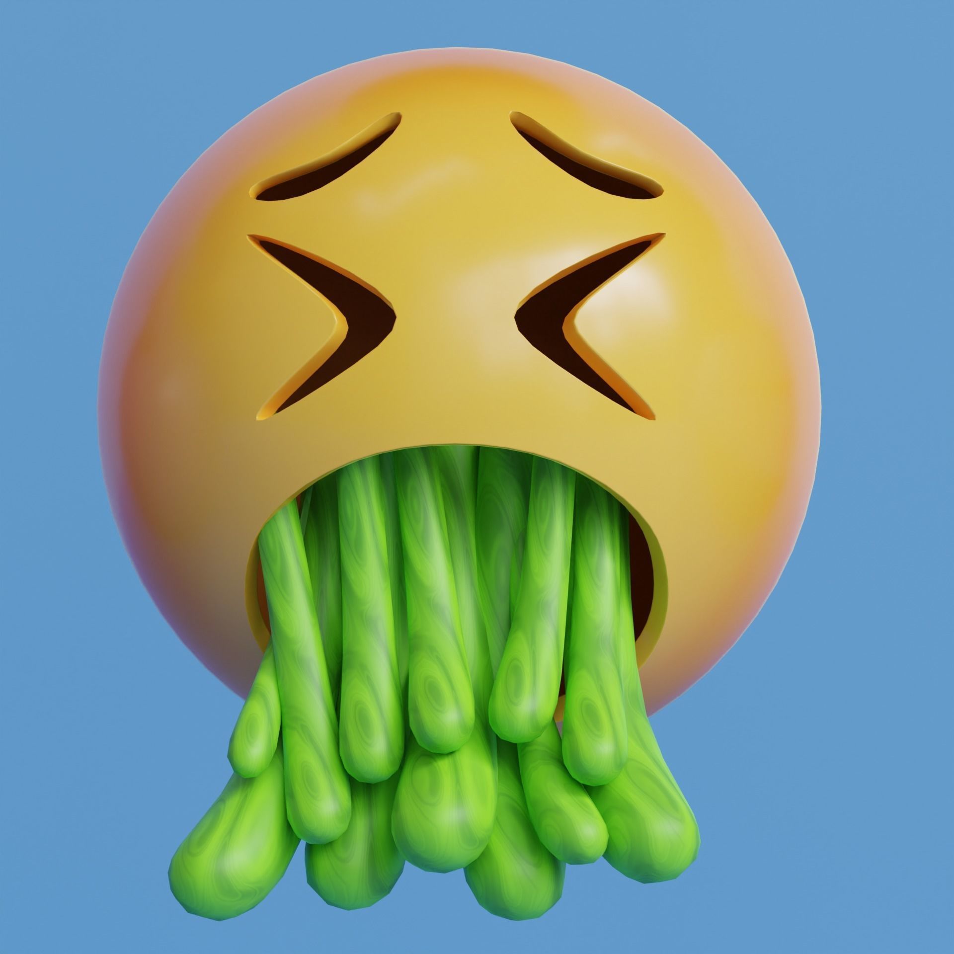 Extended Emoji Pack - Low Poly Low-poly 3D model_55